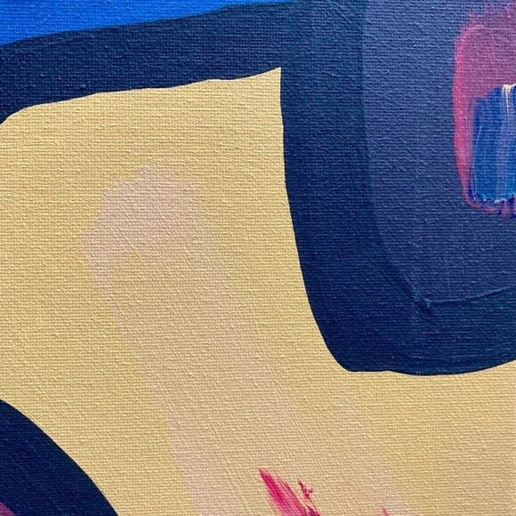 Original Artwork I Abstract Acrylic Painting 16" x 20" Unique Design - Picture 4 of 6